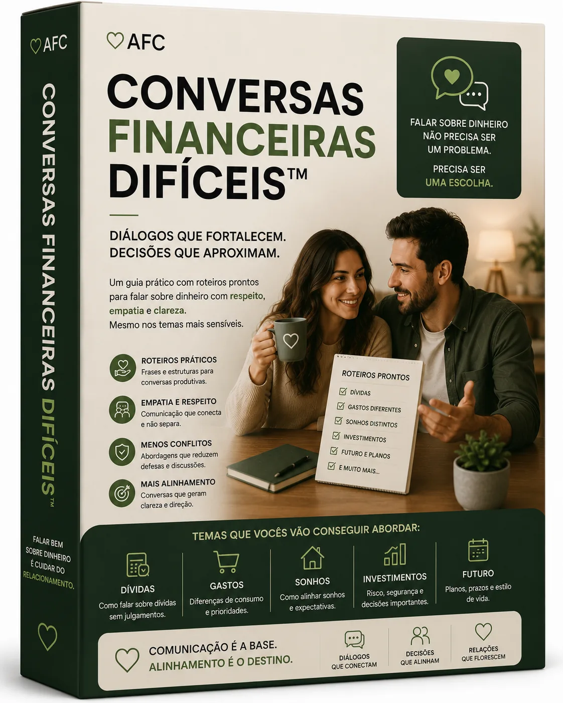 Mockup de Conversas Financeiras Difíceis™
