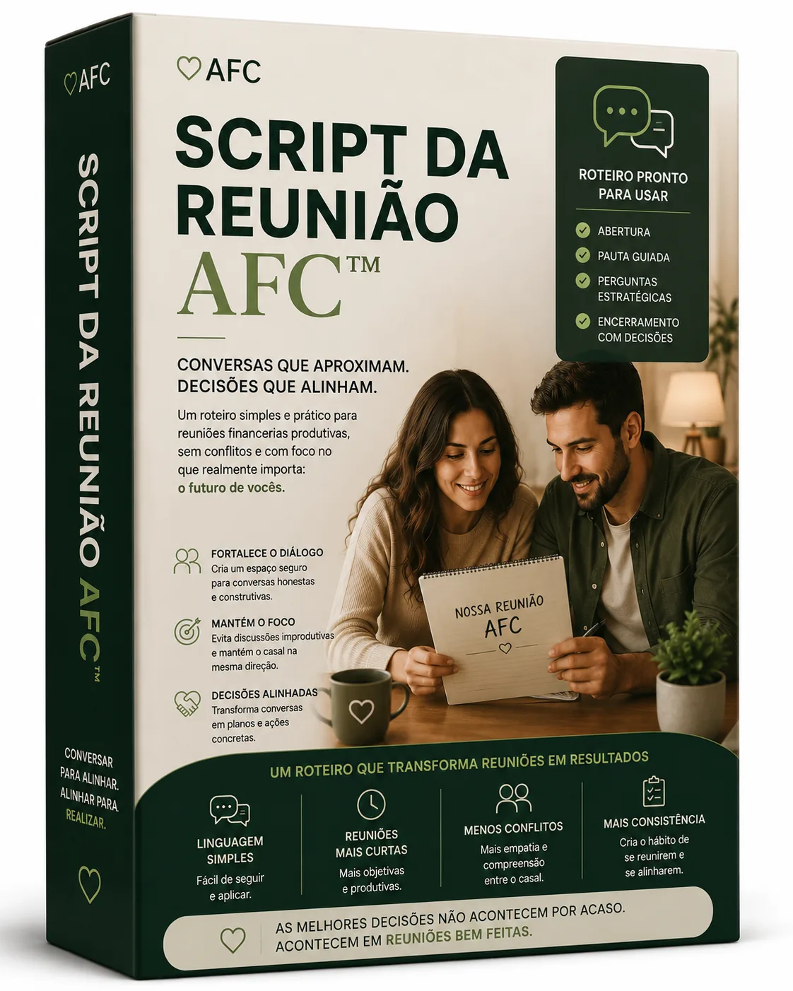 Mockup de Script da Reunião AFC™